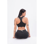 Mid Waisted Black Denim Jeans Lifts & Supports
