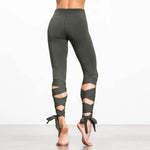 Sun Salutation Women Active Bandage Leggings With Built-In Hiney Trainer