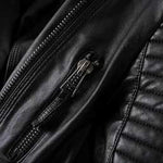 Black Leather Jacket for Casual Wear