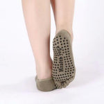 Women Dance Five Toe Backless Short Pilates Socks