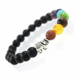 7 Chakra Elephant Charm Women Bracelet