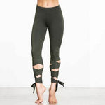 Sun Salutation Women Active Bandage Leggings With Built-In Hiney Trainer
