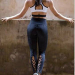 Compression Crop Criss Cross Pants With Super Hiney Trainer™ Built-in