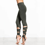 Sun Salutation Women Active Bandage Leggings With Built-In Hiney Trainer