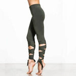 Sun Salutation Women Active Bandage Leggings With Built-In Hiney Trainer