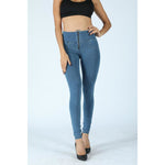 High Waist Blue Denim Lifts & Supports