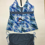 Hot Summer 2 Piece Tankini Bottom Push Up Swimsuit Sport - Plus Sizes