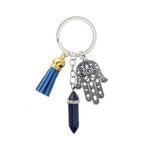 Stone Chakra Key Chain Ring Pendant For Bag