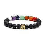 7 Chakra Men Women Handmade Rope Yoga  Bracelets