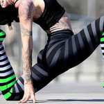 Colorful Striped High Waist Yoga Leggings Hiney Trainer™
