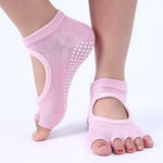 New Dance Ankle Grip Short Backless Pilates Socks
