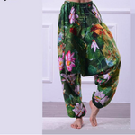 High Waisted Floral Boho Harem Pants Hiney Trainer™