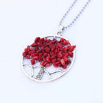 7 Chakra Tree Of Life Women Pendant Necklace