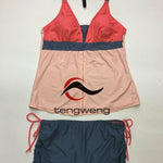 Hot Summer 2 Piece Tankini Bottom Push Up Swimsuit Sport - Plus Sizes