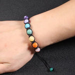 7 Chakra Healing Balance Women Multi color Bracelet