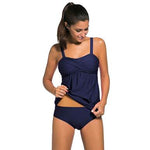 Women Summer Swimwear Two Pieces Tankini Set