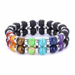 7 Chakra Healing Balance Multi-color Women Bracelets