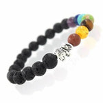 7 Chakra Elephant Charm Women Bracelet