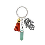 Stone Chakra Key Chain Ring Pendant For Bag