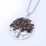 7 Chakra Tree Of Life Women Pendant Necklace