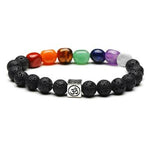 7 Chakra Men Women Handmade Rope Yoga  Bracelets