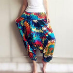 High Waisted Floral Boho Harem Pants Hiney Trainer™