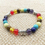 7 Chakra Elephant Char Bracelets For Women