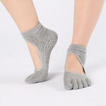 New Dance Ankle Grip Short Backless Pilates Socks