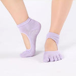 New Dance Ankle Grip Short Backless Pilates Socks