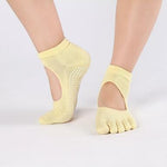 New Dance Ankle Grip Short Backless Pilates Socks
