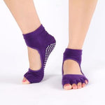 New Dance Ankle Grip Short Backless Pilates Socks