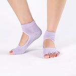 New Dance Ankle Grip Short Backless Pilates Socks