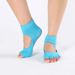 New Dance Ankle Grip Short Backless Pilates Socks