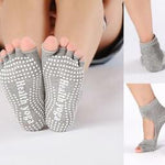 New Dance Ankle Grip Short Backless Pilates Socks