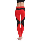 Double Heart Pattern Leggings