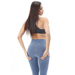 High Waist Blue Denim Lifts & Supports