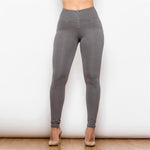 Olive Green High Waist Cotton Pants Lift & Support