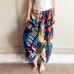 High Waisted Floral Boho Harem Pants Hiney Trainer™