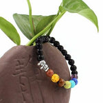 7 Chakra Elephant Charm Women Bracelet