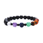 7 Chakra Healing Balance Women Beads Elephant Bracelet