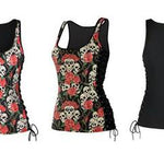 3D Skull Print Sleeveless Fitness Shirt