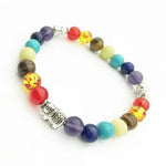 7 Chakra Elephant Char Bracelets For Women