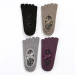 Women Dance Five Toe Backless Short Pilates Socks
