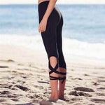 Yoga Ballet Bandage Leggings With Hiney Trainer™ Built-in