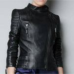 Black Leather Jacket for Casual Wear