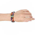 7 Chakra Men Women Handmade Rope Yoga  Bracelets