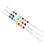 7 Chakra Healing Balance Beads Bracelet For Women