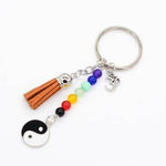 7 Chakra Key chain Car Key Chain Ring Pendant For Bag