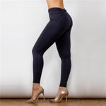 Black Lulu Mid Waist Leggings Lift & Support