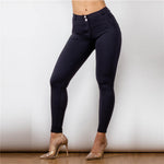 Black Lulu Mid Waist Leggings Lift & Support